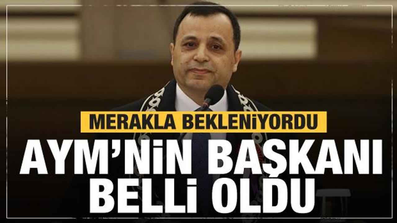 AYM'nin yeni başkanı belli oldu