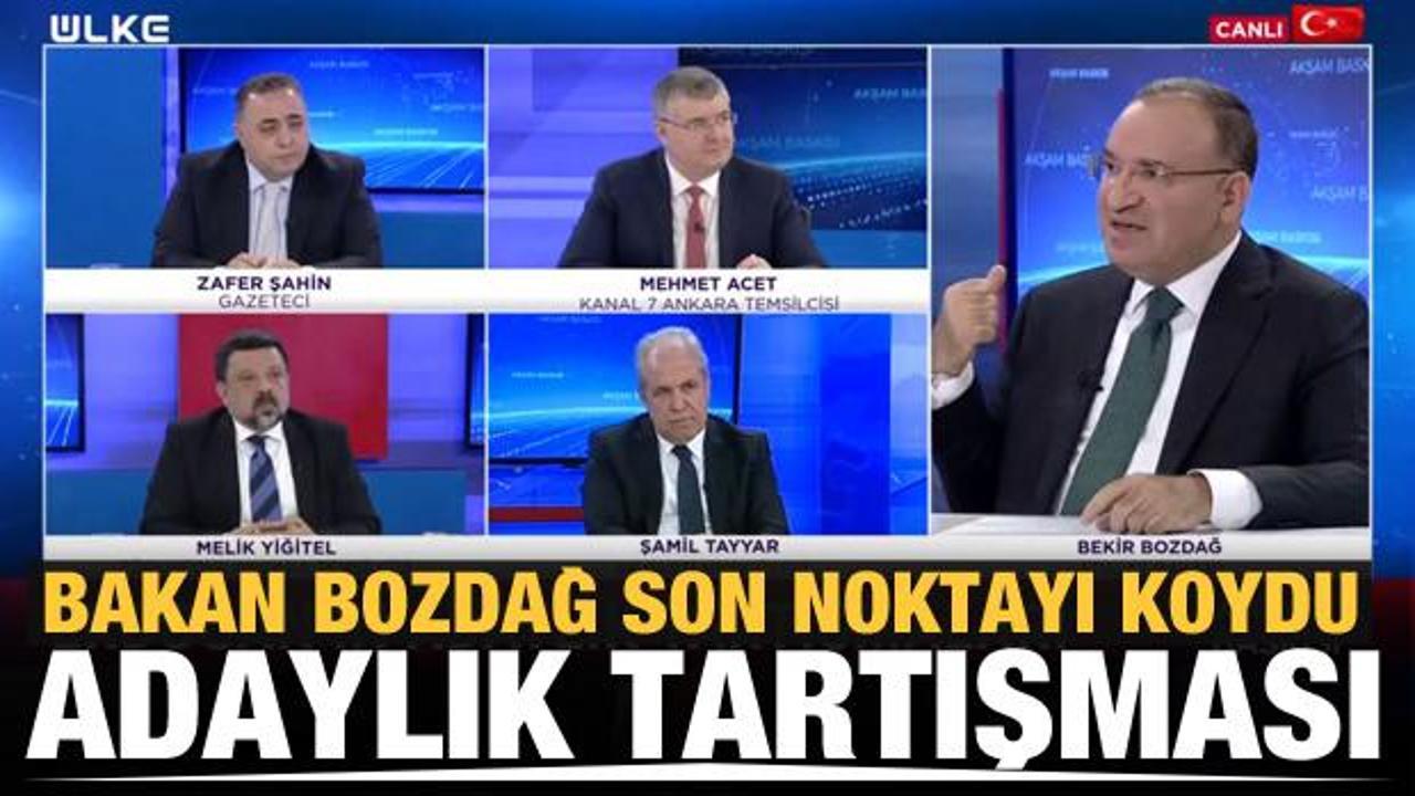 Başkan Erdoğan'ın adaylığına karşı olanlara net mesaj! Bakan Bozdağ'dan kritik açıklamalar