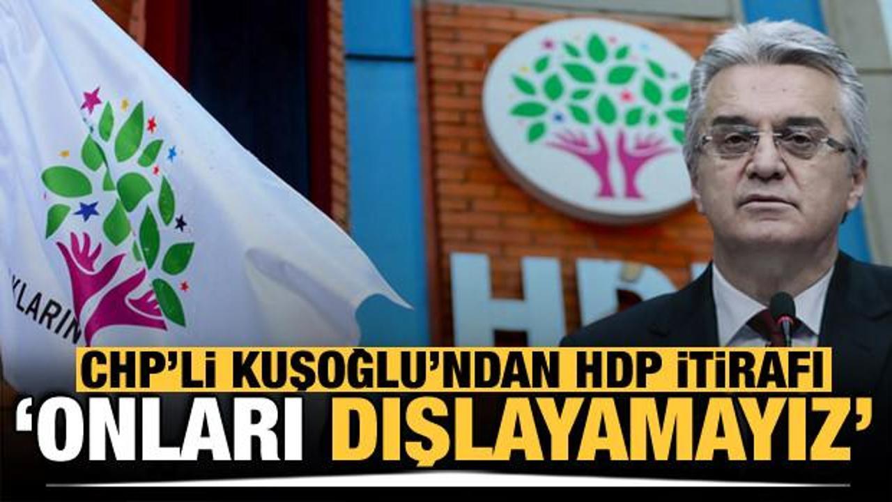 CHP'li Kuşoğlu'ndan HDP itirafı! Seçimlerle ilgili iş birliği yapmak isteriz