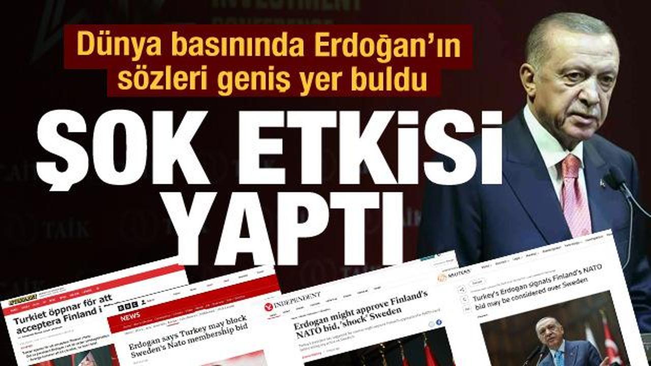 Erdoğan&rsquo;ın &ldquo;İsve&ccedil; şok olacak&rdquo; s&ouml;zleri d&uuml;nya g&uuml;ndeminde