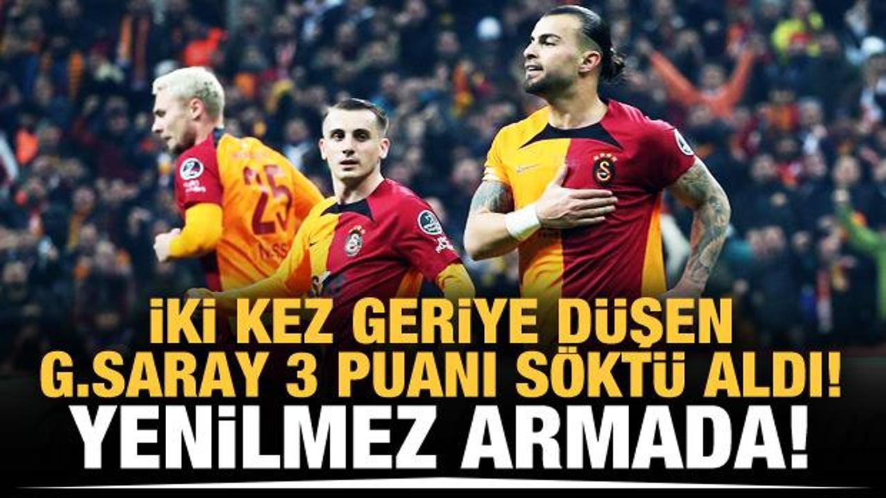 Galatasaray 3 puanı söktü aldı!