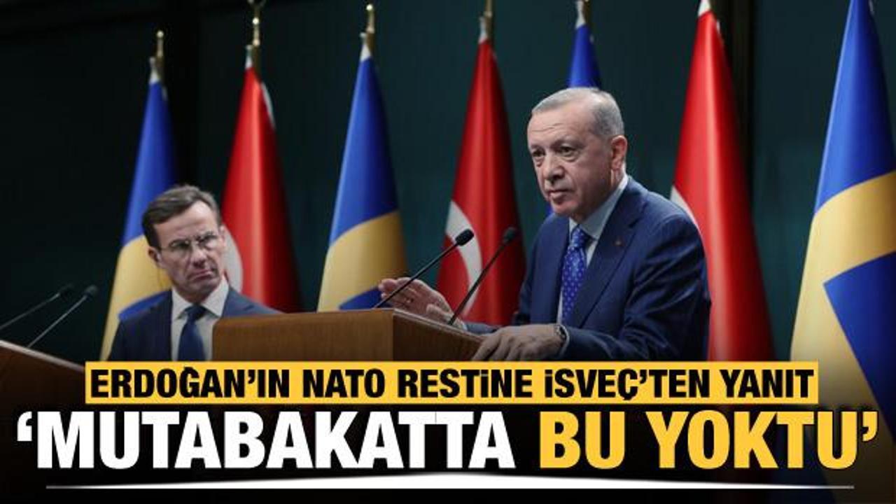 İsveç'ten Erdoğan'a yanıt: NATO mutabakatında din konusu yok