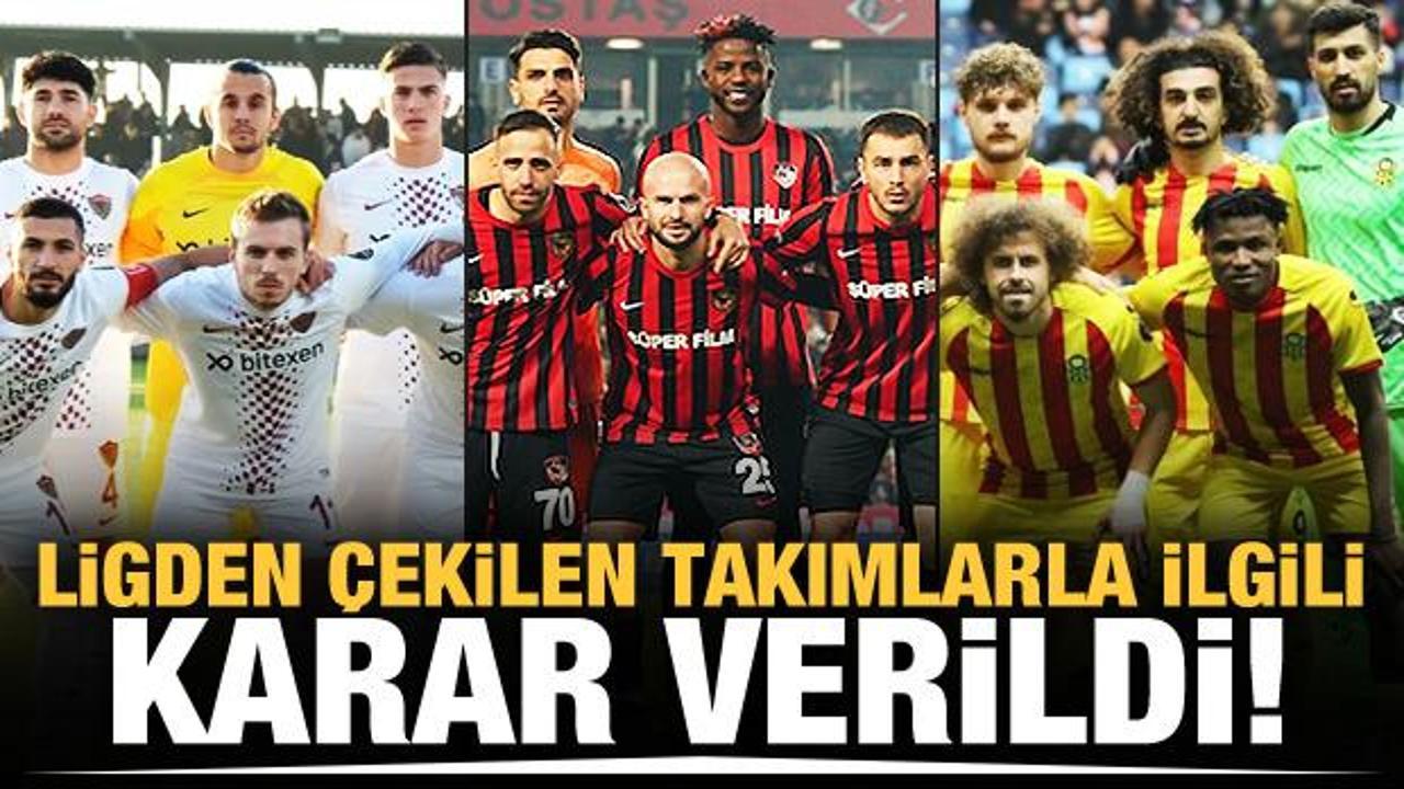 TFF, ligden &ccedil;ekilmeleri onayladı!