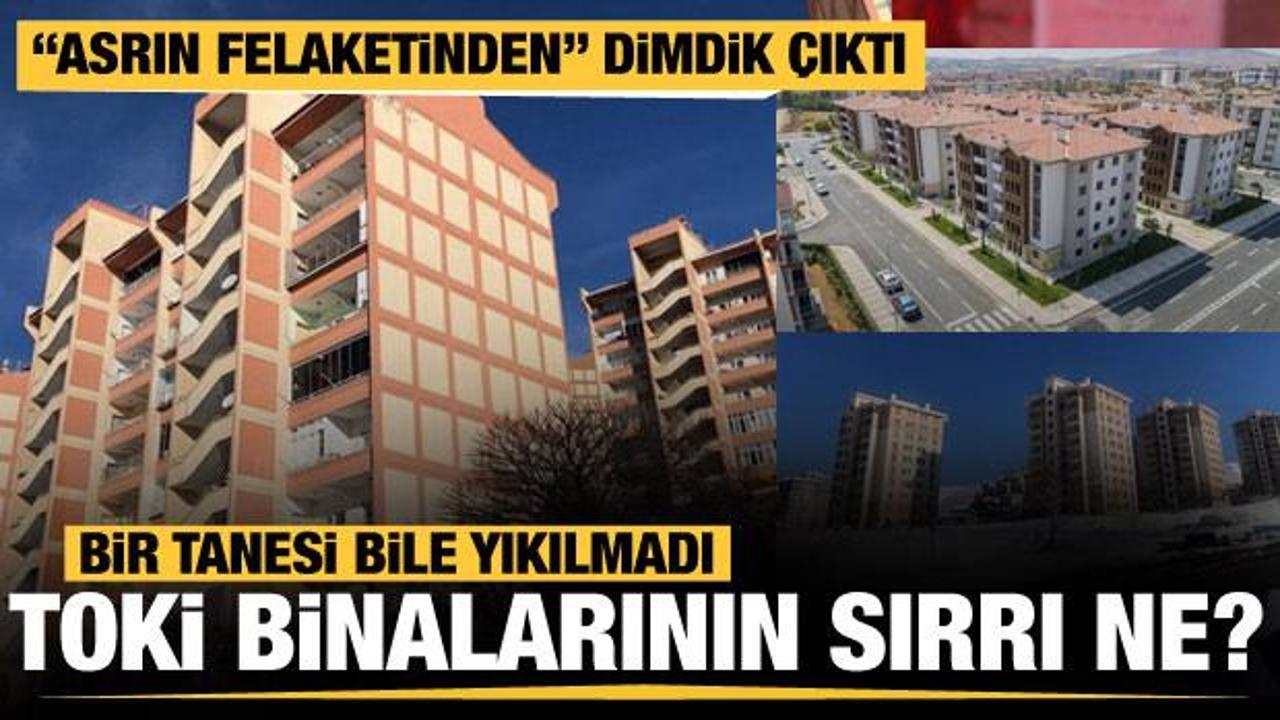 TOKİ "Asrın Felaketi" sınavından dimdik çıktı