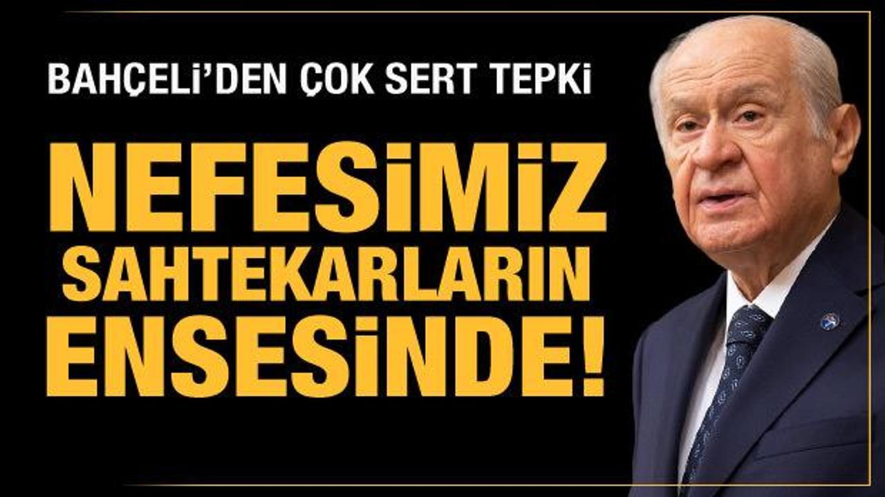 Bah&ccedil;eli'den sert tepki: Kanı bozuklar size s&ouml;yl&uuml;yorum!