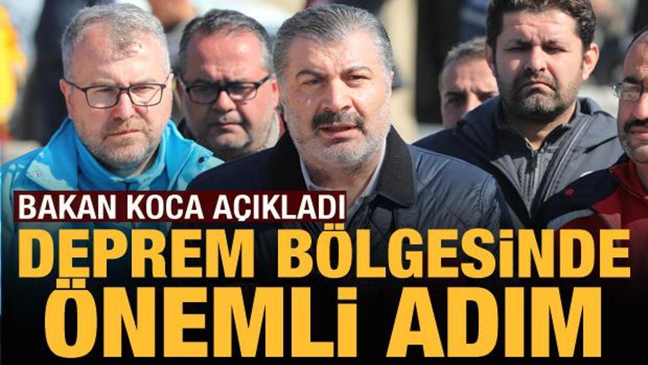 Bakan Koca: Salgın hastalıklar erken uyarı sistemi ile kontrol altında!
