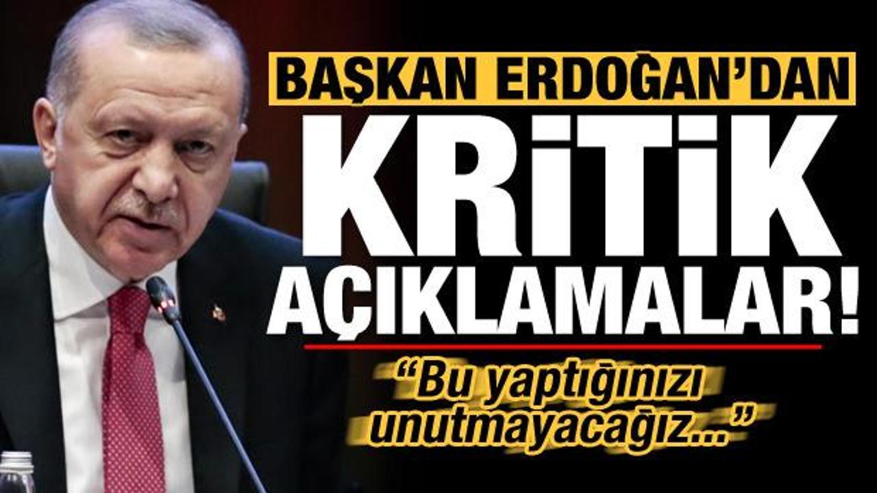 Başkan Erdoğan'dan &ouml;nemli a&ccedil;ıklamalar!