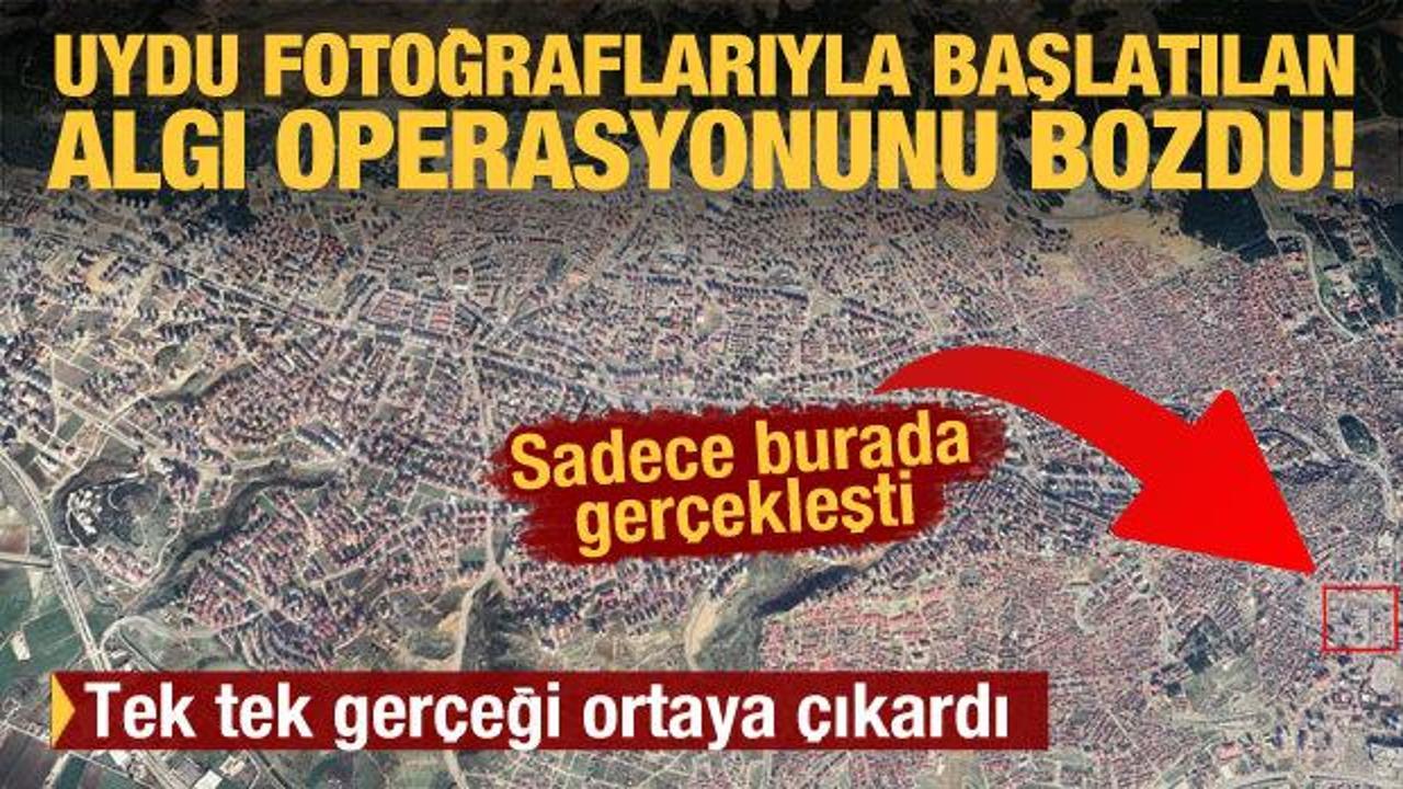 Uydu fotoğraflarıyla başlatılan algı operasyonunu bozdu! Tek tek gerçeği ortaya çıkardı