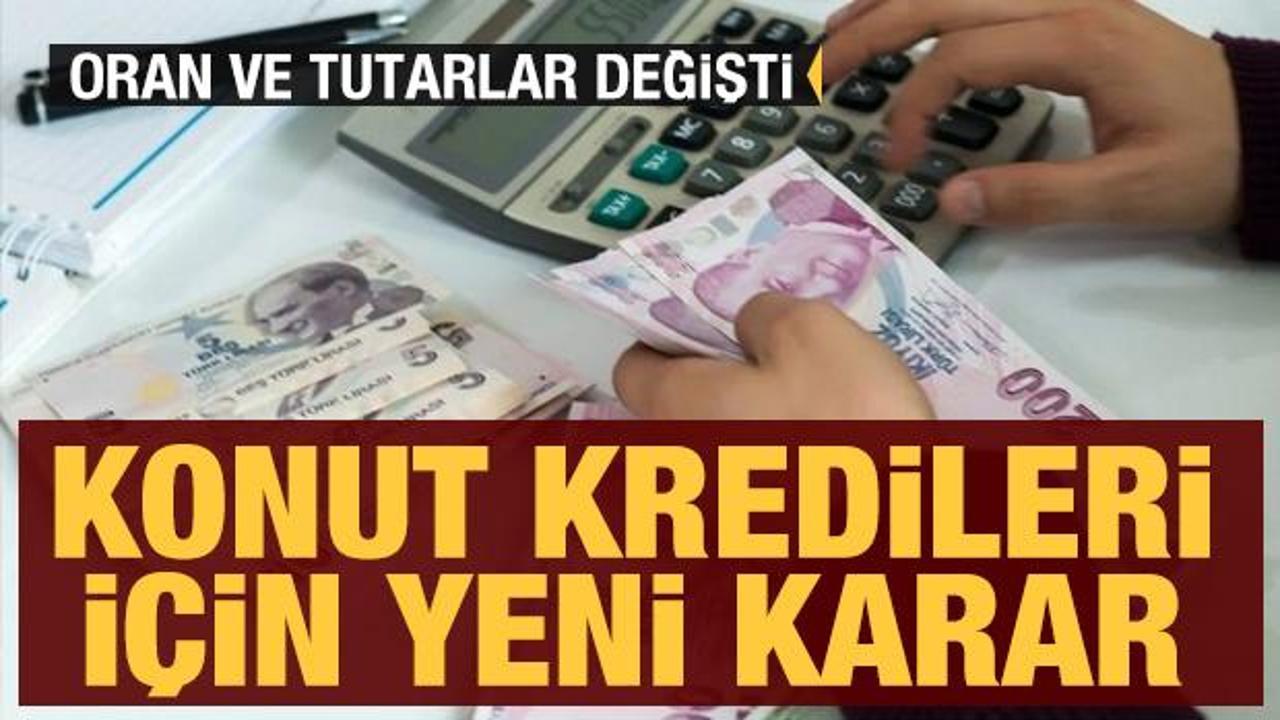 BDDK'dan konut kredisi için yeni karar