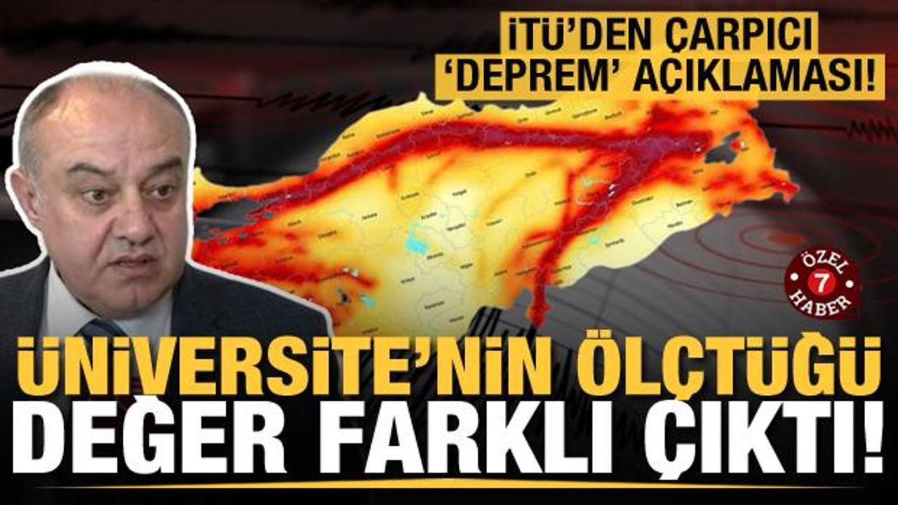 "Bizim tespitlerimiz 7,8 ve 7,7 şeklinde" Prof. Dr. Kumral'dan çarpıcı 'deprem' açıklaması