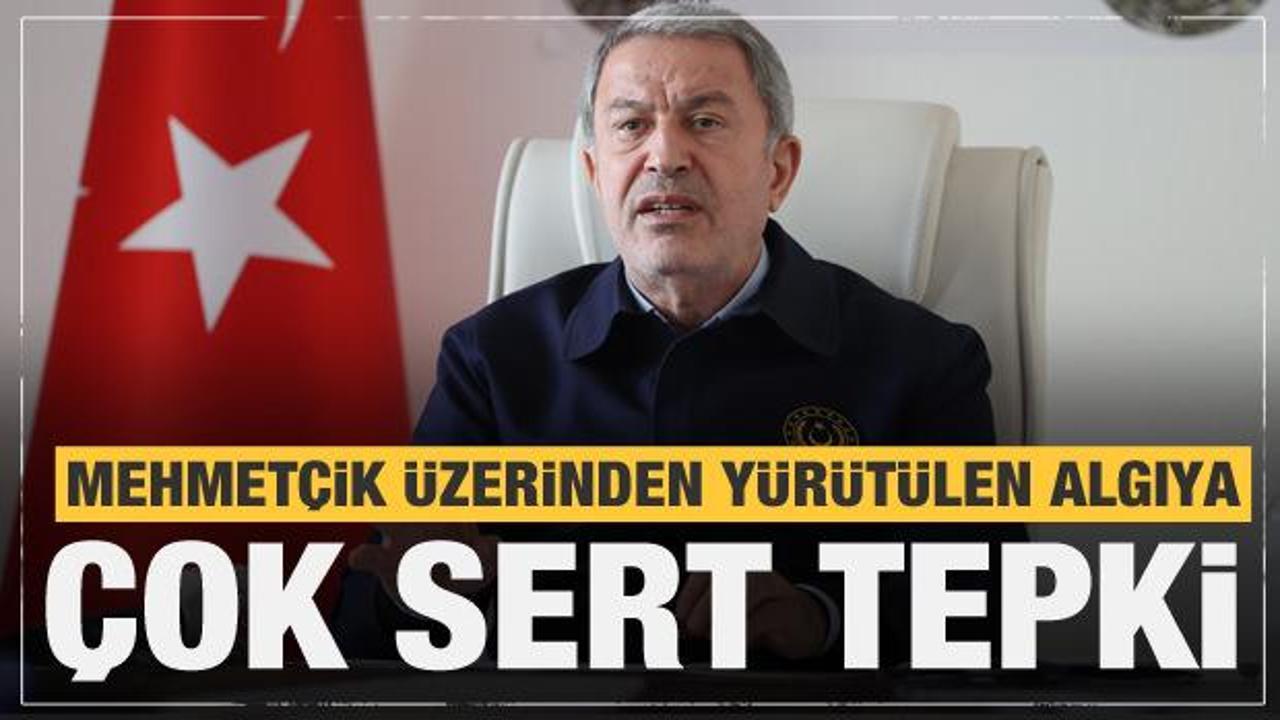 Mehmet&ccedil;ik &uuml;zerinden &uuml;retilen deprem algısına Bakan Akar ateş p&uuml;sk&uuml;rd&uuml;