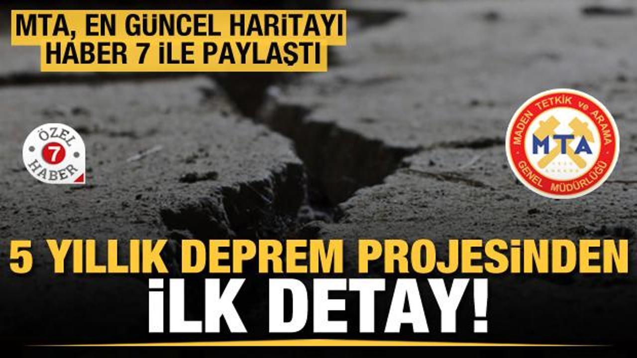 MTA, güncel Türkiye Diri Fay Haritası'nı Haber 7 ile paylaştı! 5 yıllık projeden ilk detay