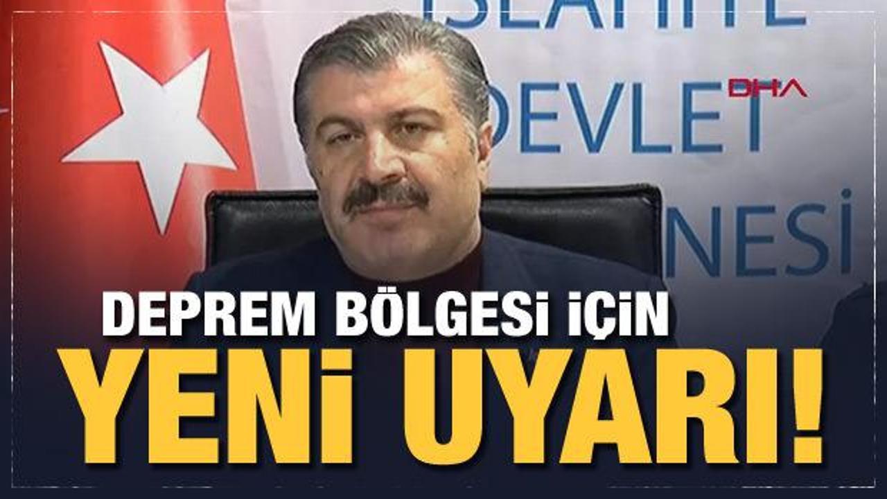 Sağlık Bakanı Koca'dan son dakika i&ccedil;me suyu a&ccedil;ıklaması!