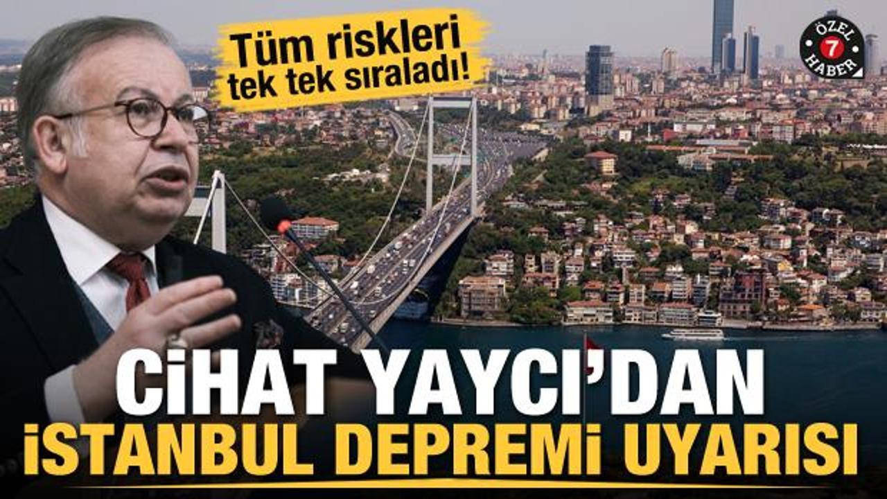 Tüm riskleri tek tek sıraladı! Cihat Yaycı'dan İstanbul depremi uyarısı