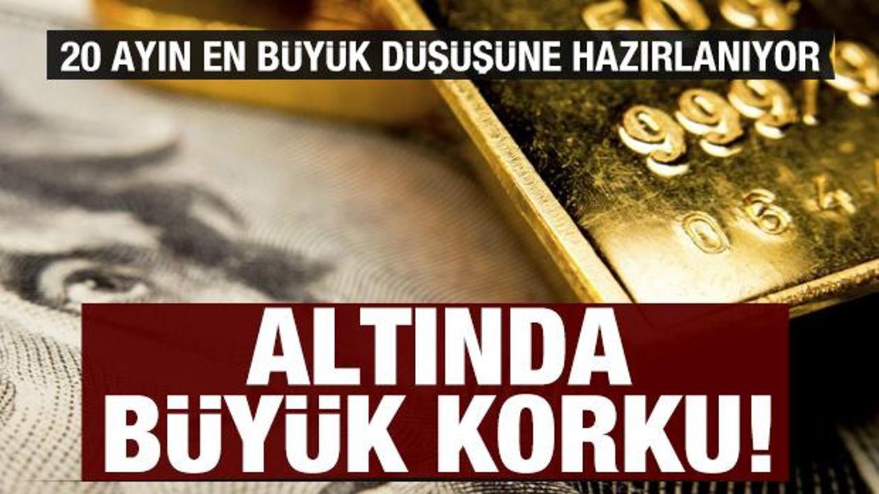 Altında b&uuml;y&uuml;k korku: 20 ayın en b&uuml;y&uuml;k d&uuml;ş&uuml;ş&uuml;ne hazırlanıyor