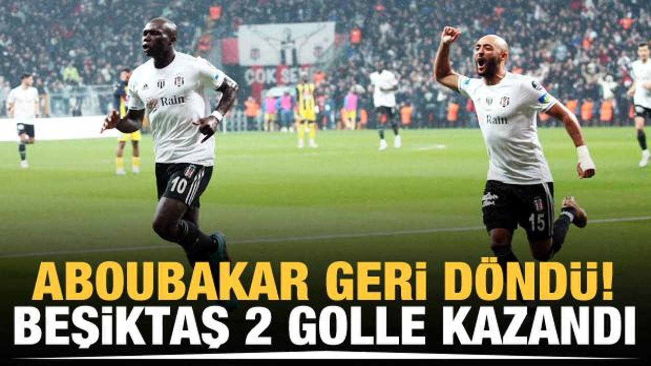 Beşiktaş, Ankarag&uuml;c&uuml;'n&uuml; 2 golle devirdi!