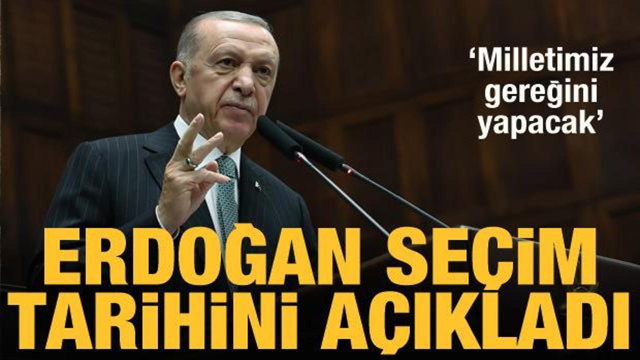Cumhurbaşkanı Erdoğan'dan seçim açıklaması: Tarihi duyurdu
