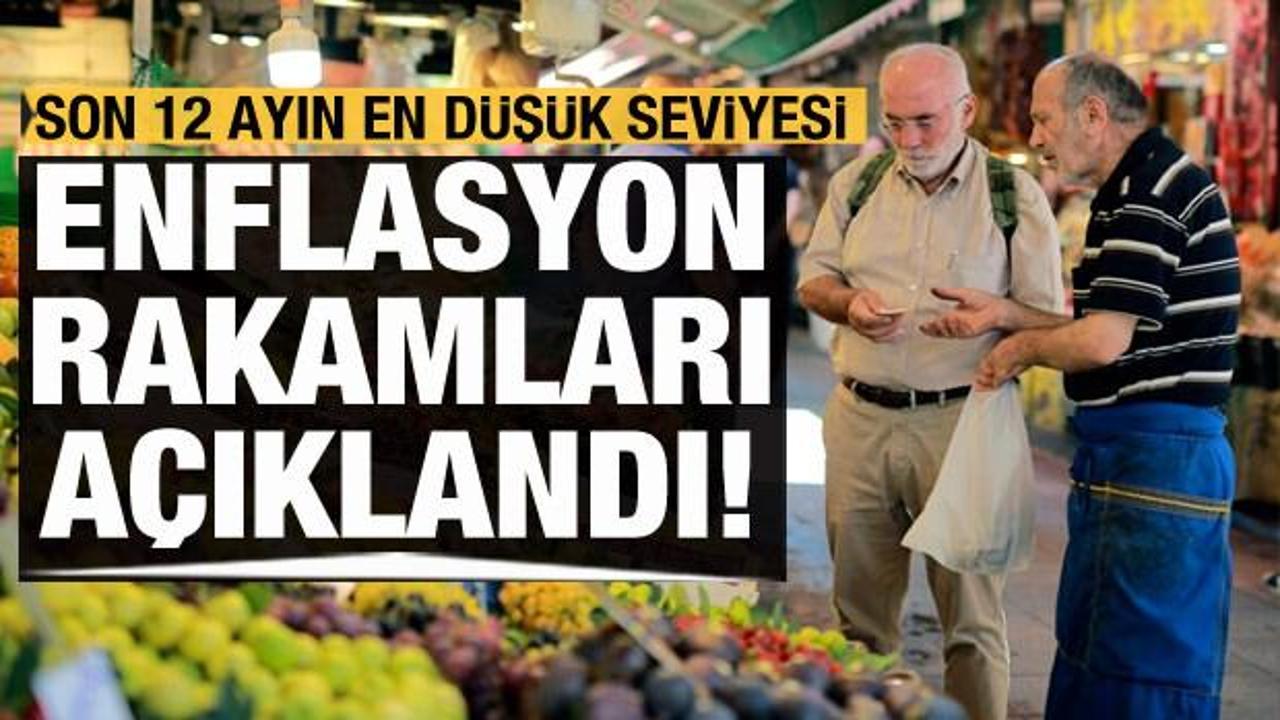 Enflasyon rakamları a&ccedil;ıklandı: Son 12 ayın en d&uuml;ş&uuml;k seviyesi