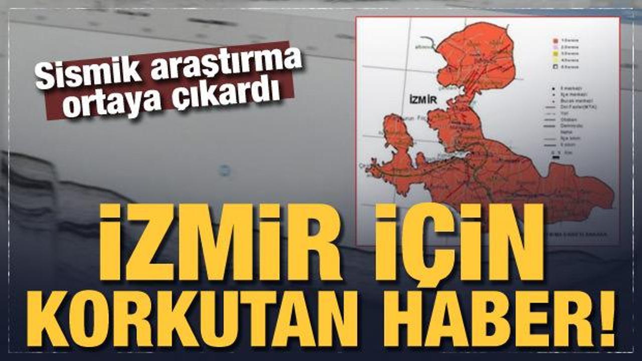 Sismik araştırma ortaya çıkardı: İzmir Körfezi'nde yeni fay hattı! 