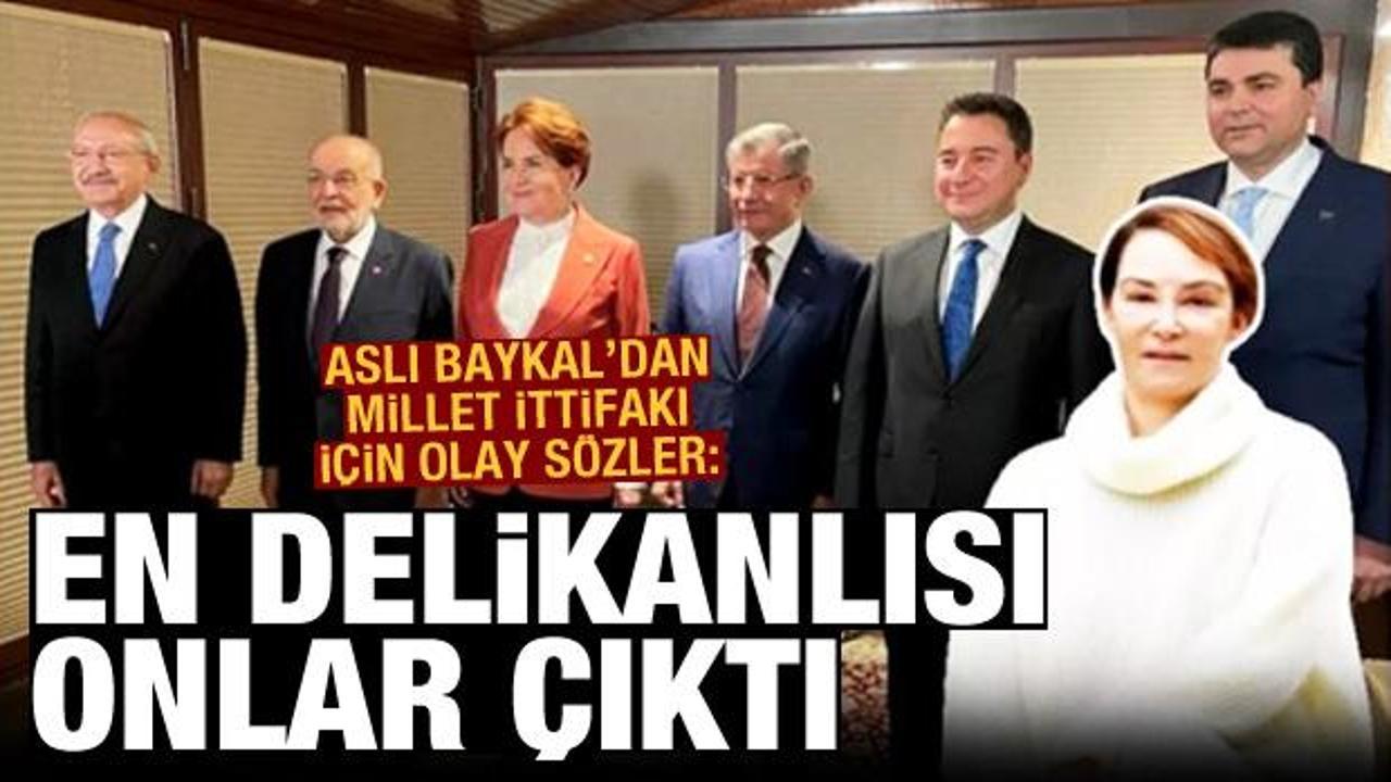 Aslı Baykal'dan Millet İttifakı yorumu: En delikanlı Saadet Partisi'nin tabanı &ccedil;ıktı