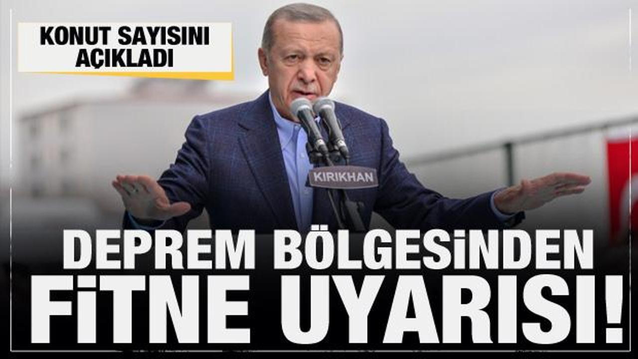 Cumhurbaşkanı Erdoğan: Fitne ve fesat peşinde olanlara kulak asmayın