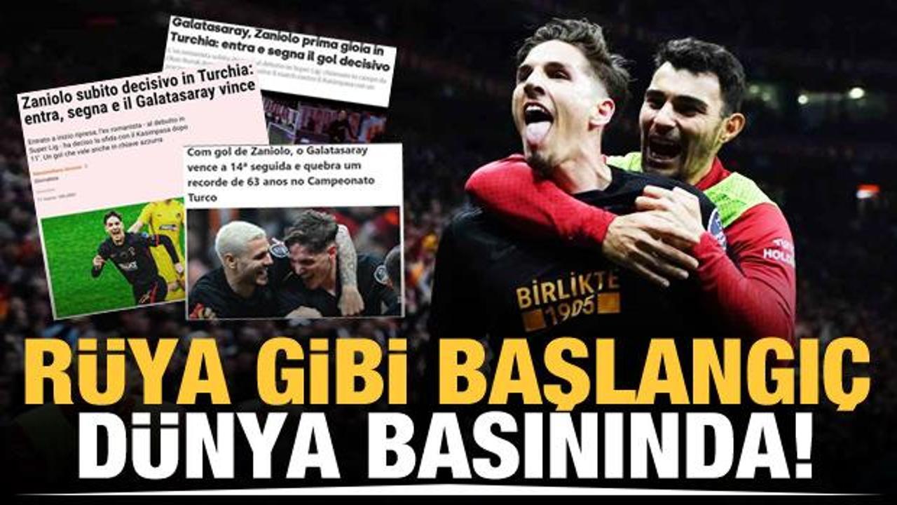 Zaniolo'nun gecesi d&uuml;nya basınında!