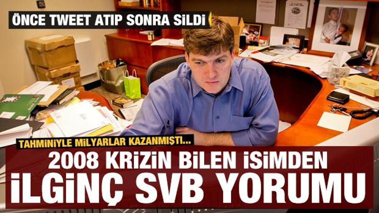 2008 krizini bilen Michael Burry&rsquo;den SVB&rsquo;nin iflası ile ilgili ilgin&ccedil; yorum