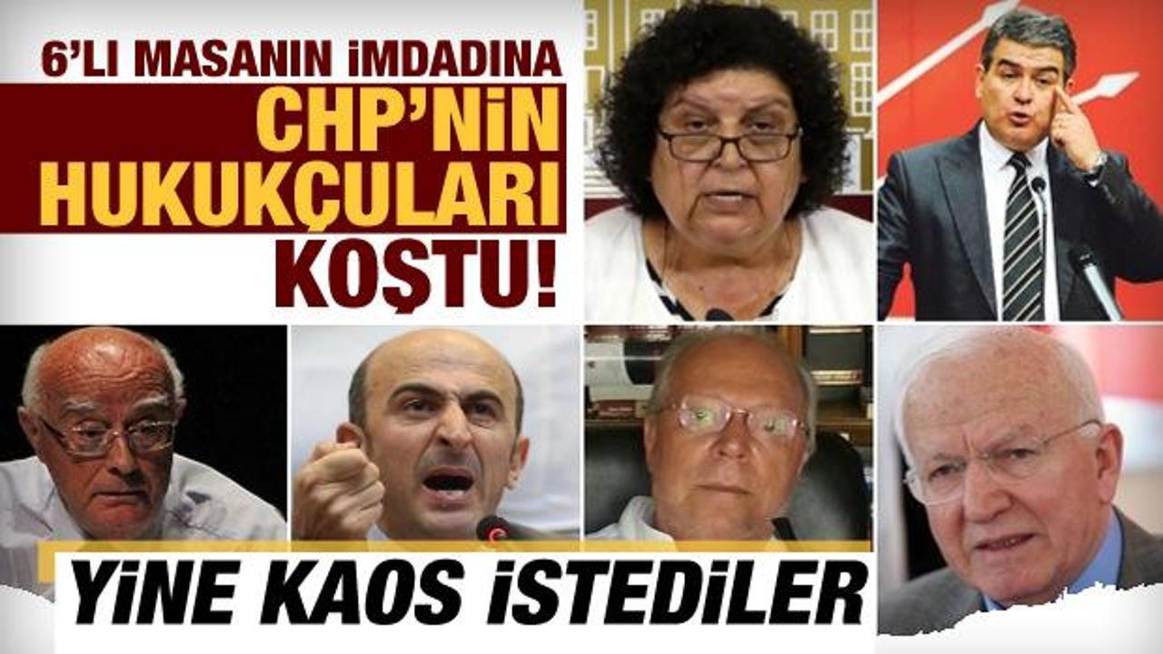 6'lı masa çatladı, CHP'nin hukukçuları imdada yetişti: 'Erdoğan aday olamaz!'