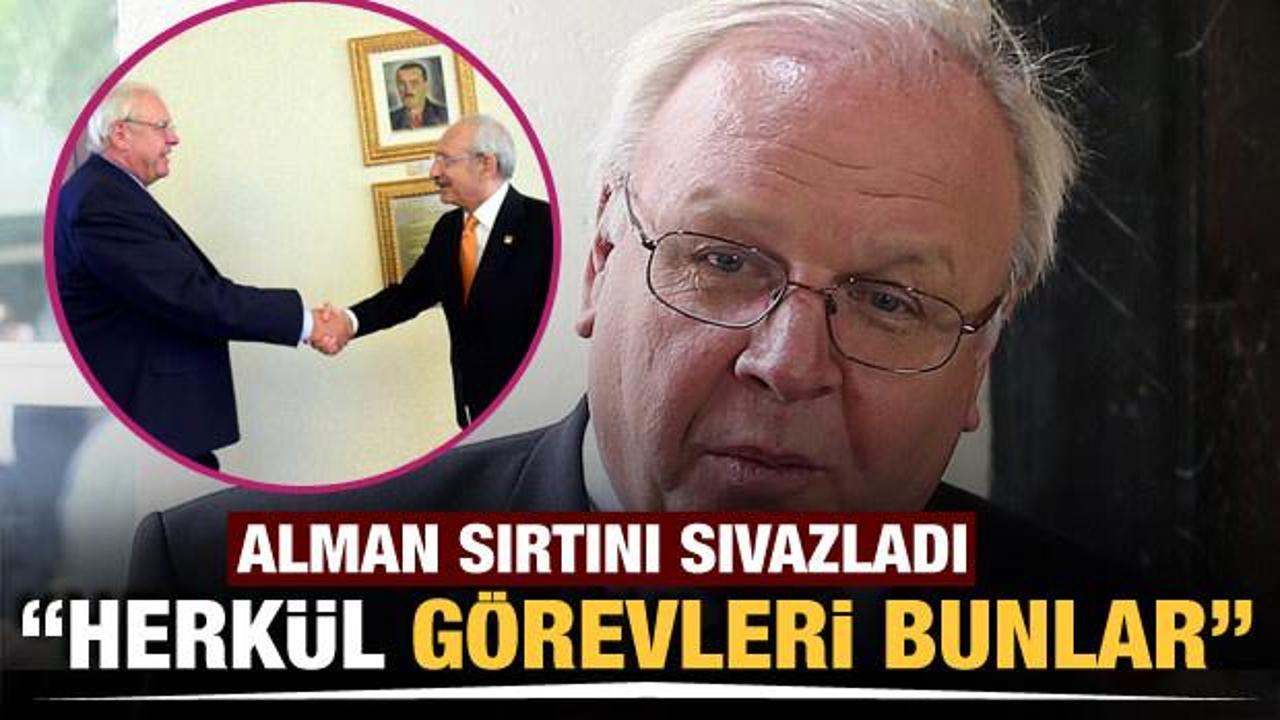Almanya'nın eski Ankara B&uuml;y&uuml;kel&ccedil;isi Erdmann'dan Kılı&ccedil;daroğlu'na destek
