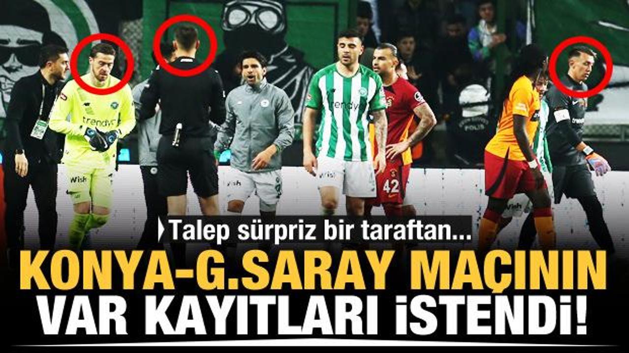 Beşiktaş, Konyaspor-Galatasaray maçının VAR kayıtlarını istedi
