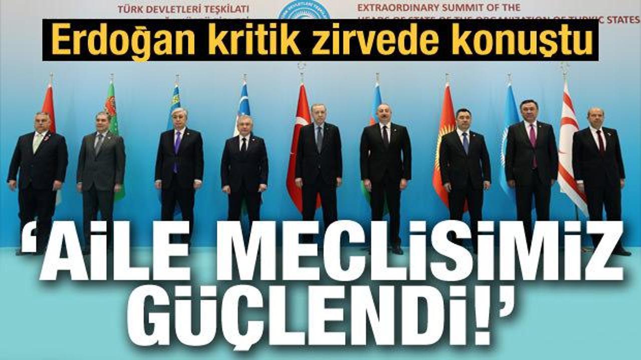 Cumhurbaşkanı Erdoğan kritik zirvede konuştu: Aile meclisimiz g&uuml;&ccedil;lendi!