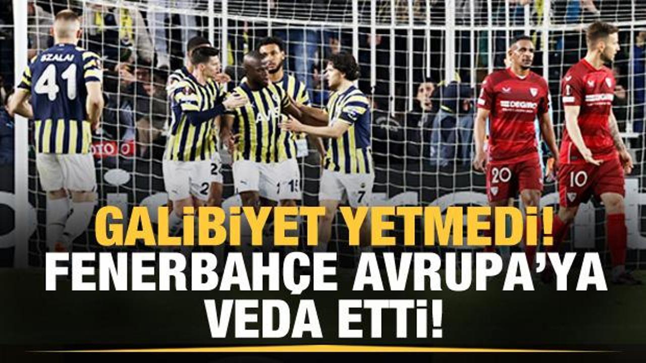 Galibiyet yetmedi! Fenerbahçe, Avrupa'ya veda etti