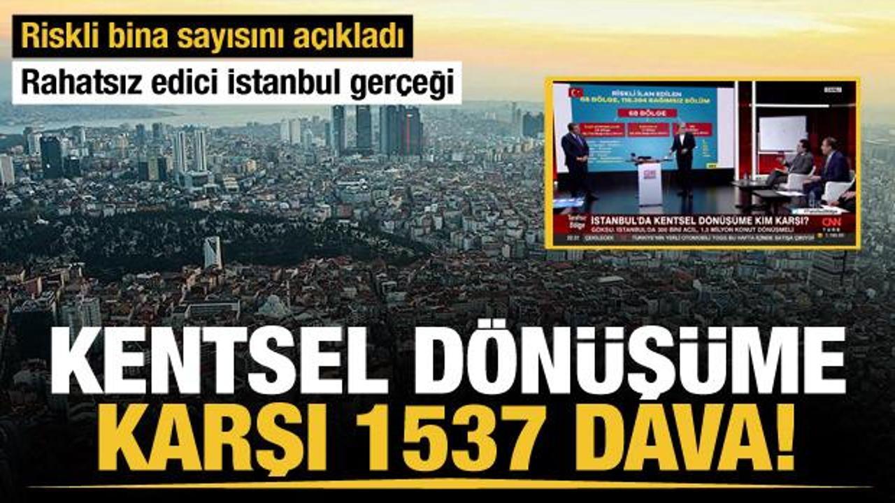Tevfik Göksu: İstanbul'da 1.5 milyon riskli konut var