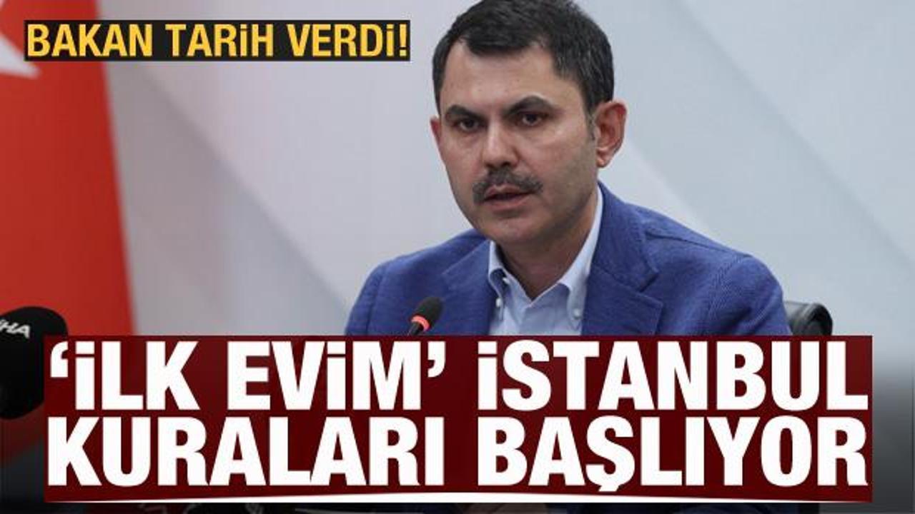 İstanbul'da TOKİ kura tarihi belli oldu! Bakan Kurum tarih verdi
