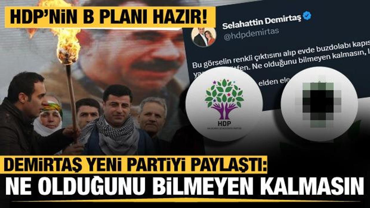 Kapatma davası devam eden HDP'nin B planı hazır! Seçime girecekleri yeni parti belli oldu