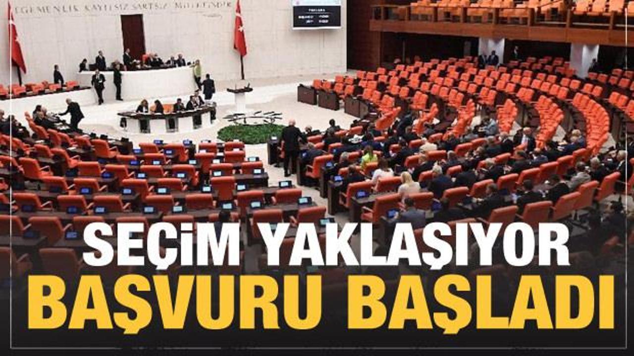 Milletvekilliği aday adaylığı başvuruları bug&uuml;n başlıyor
