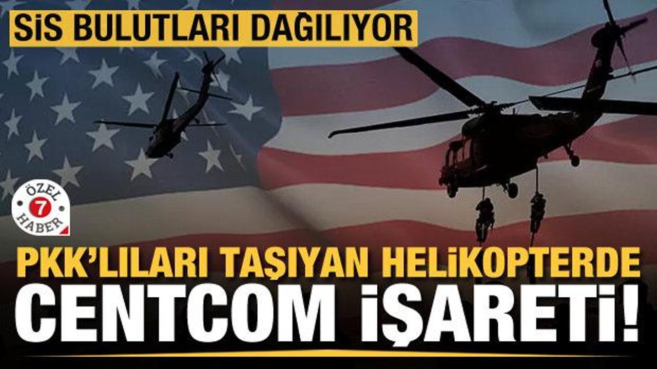 Tüm oklar ABD'yi gösteriyor! PKK'yı taşıyan helikopterin üzerindeki sis bulutları dağıldı