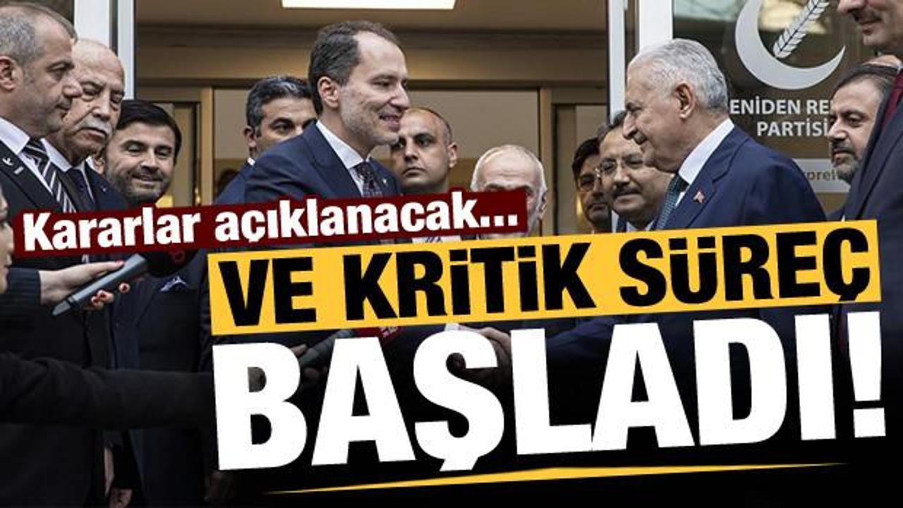 Ve kritik s&uuml;re&ccedil; başladı, kararlar a&ccedil;ıklanacak!