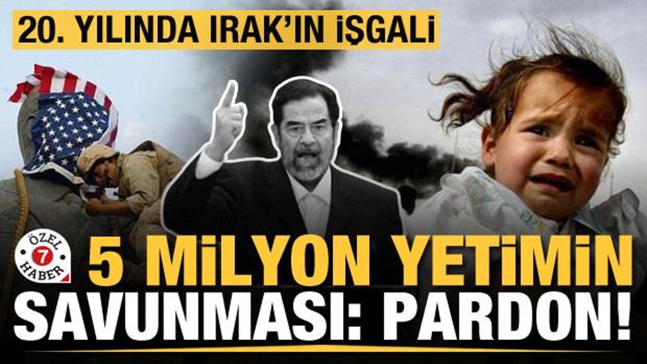 5 milyon &ccedil;ocuğun yetim kaldığı Irak'ta d&ouml;nemin ABD'li Bakanı sadece 'Pardon' diyebilmişti
