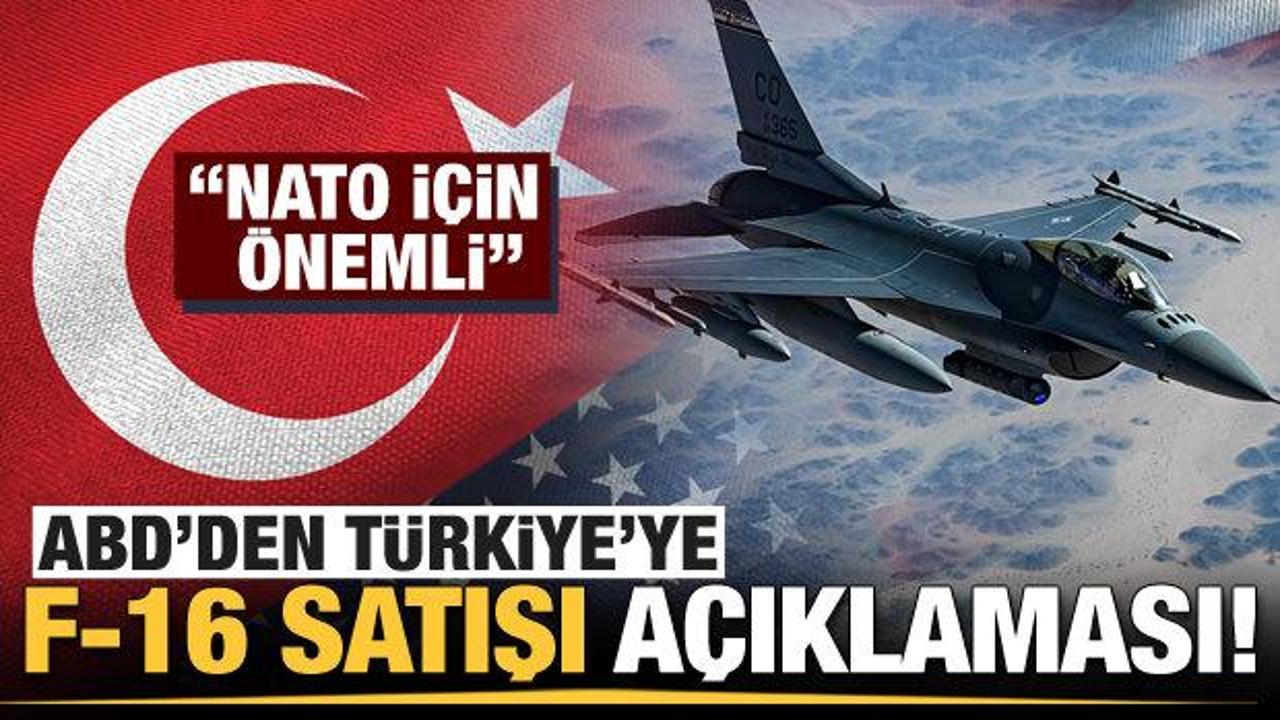 Blinken'den, Türkiye'ye F-16 satışı açıklaması! NATO için önemli