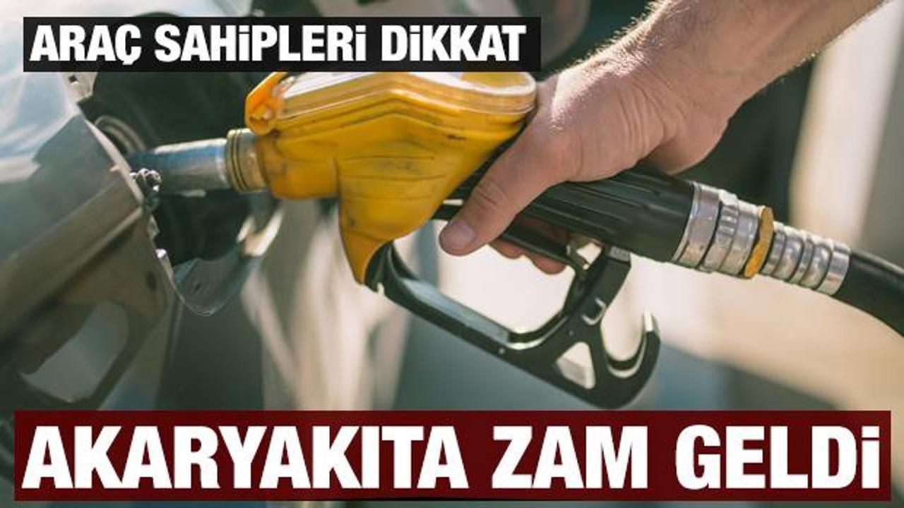 Ara&ccedil; sahipleri dikkat! Benzine zam geldi