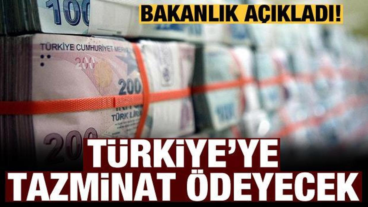 Bakanlık a&ccedil;ıkladı: Irak T&uuml;rkiye'ye tazminat &ouml;deyecek!