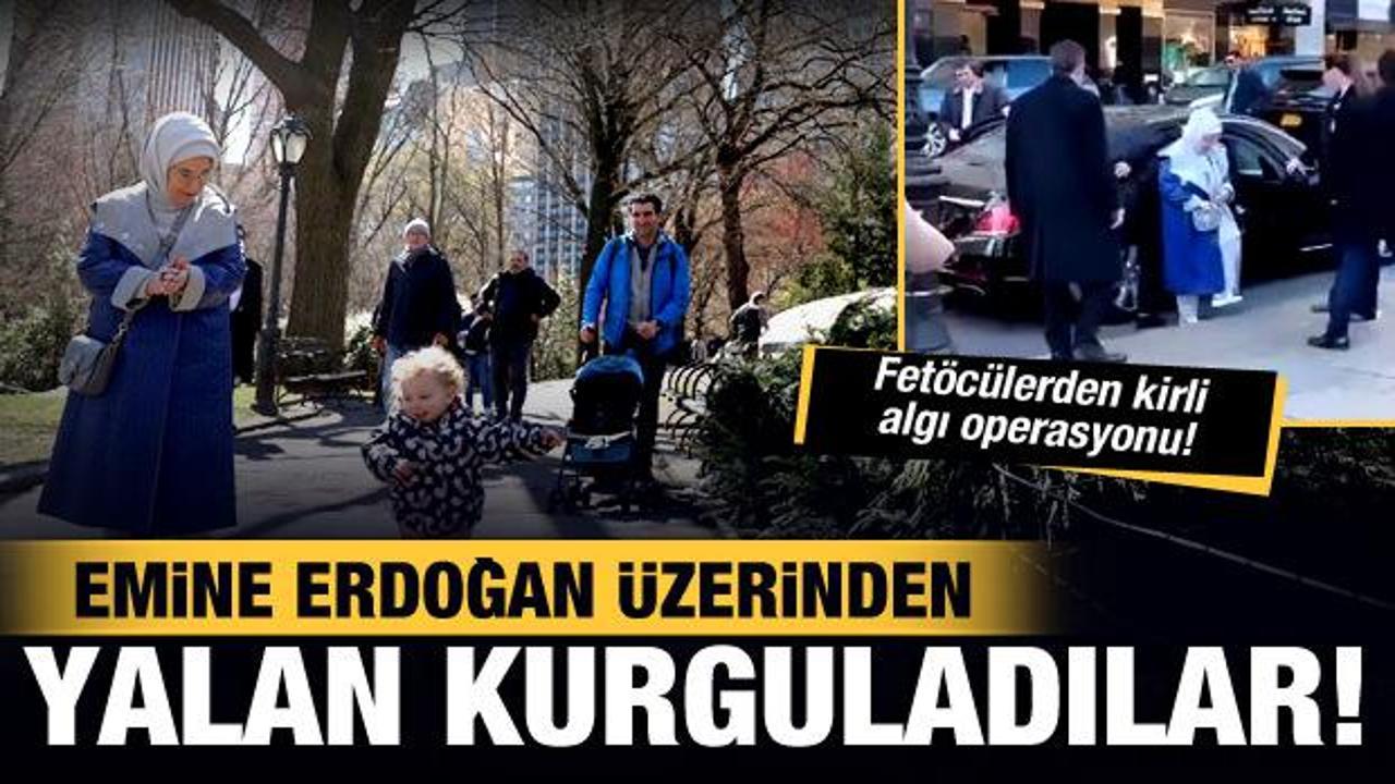 Fetöcülerden kirli algı operasyonu! Emine Erdoğan'ı hedef gösterip yalan kurguladılar!