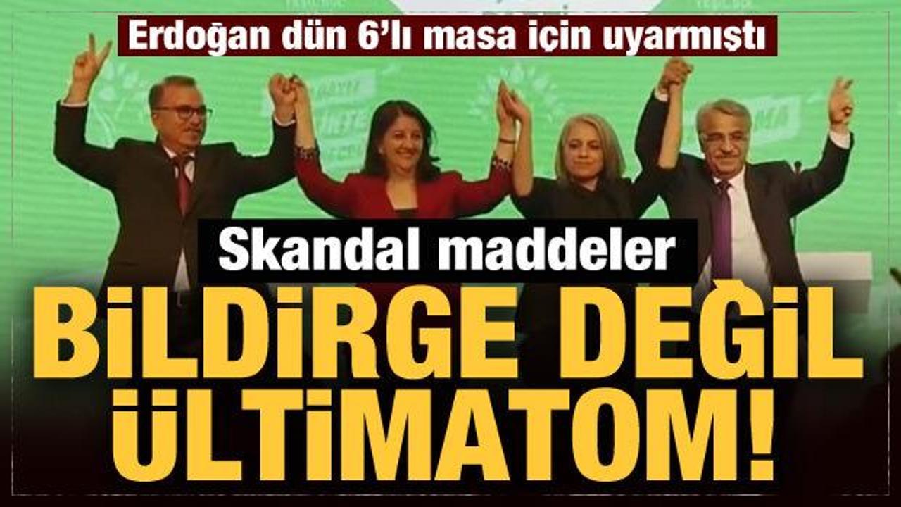 HDP'nin skandal seçim bildirgesine Cumhurbaşkanı Başdanışmanı Cesur'dan zor soru!