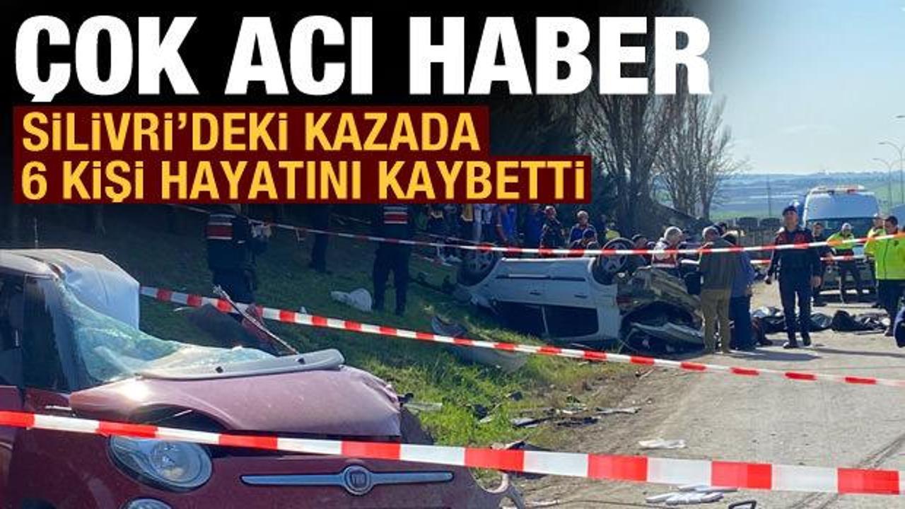 İstanbul'da katliam gibi kaza: TIR karşı şeride geçti, araçlara çarptı: 6 ölü