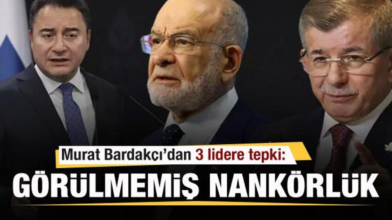 Murat Bardakçı'dan Karamollaoğlu, Davutoğlu ve Babacan'a tepki: Nankörlük...