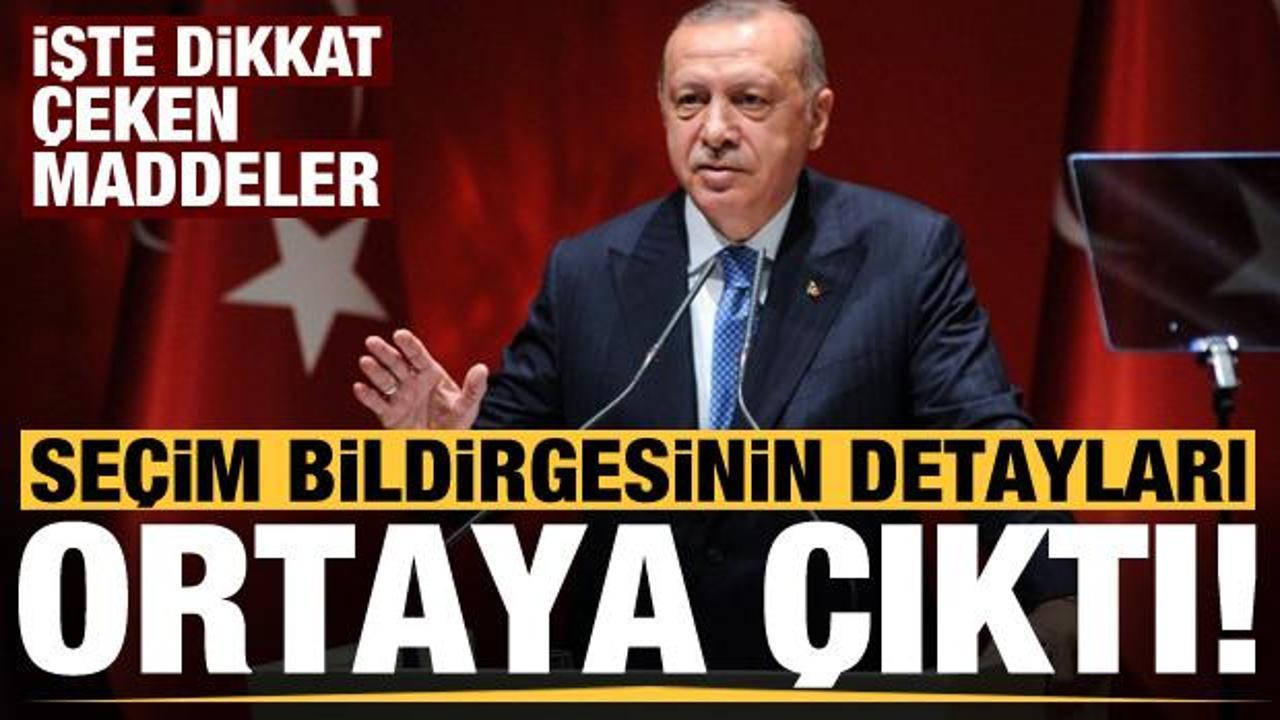 Se&ccedil;im bildirgesinin detayları ortaya &ccedil;ıktı! İşte dikkat &ccedil;eken maddeler