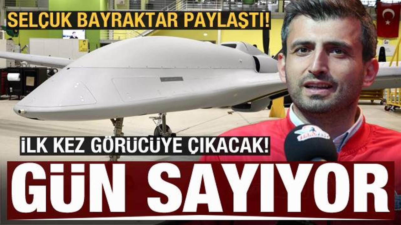 Selçuk Bayraktar müjdeyi paylaştı: İlk uçuşuna gün sayıyor