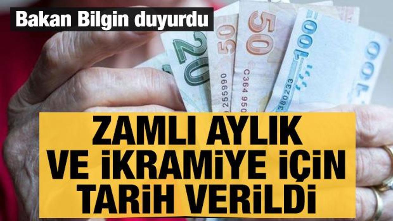 Zamlı emekli maaşı ve bayram ikramiyeleri i&ccedil;in tarih verildi
