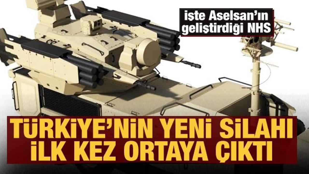 Aselsan'ın geliştirdiği Nokta Hava Savunma (NHS) sistemi ilk kez ortaya çıktı